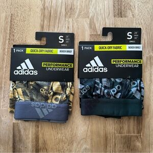 Adidas Performance Boxer Briefs 2 Pack Floral‎  Print 5" Underwear Mens Size S